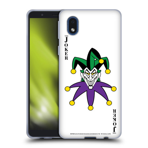 The Joker DC Comics Character Art Card Soft Gel Case for Samsung Galaxy A01 Core (2020)