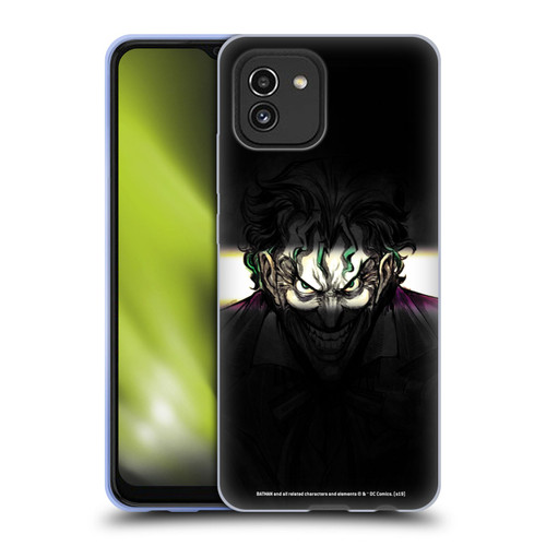 The Joker DC Comics Character Art Arkham Asylum Soft Gel Case for Samsung Galaxy A03 (2021)