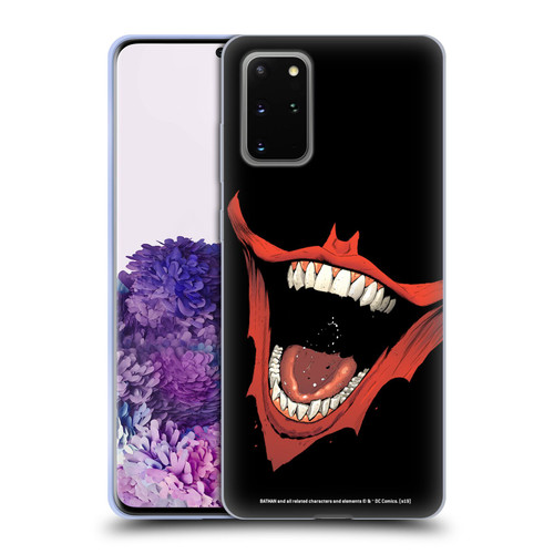 The Joker DC Comics Character Art Laugh Bat Logo Soft Gel Case for Samsung Galaxy S20+ / S20+ 5G