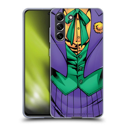 The Joker DC Comics Character Art New 52 Costume Soft Gel Case for Samsung Galaxy S21 FE 5G