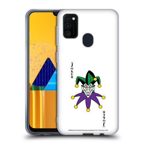 The Joker DC Comics Character Art Card Soft Gel Case for Samsung Galaxy M30s (2019)/M21 (2020)