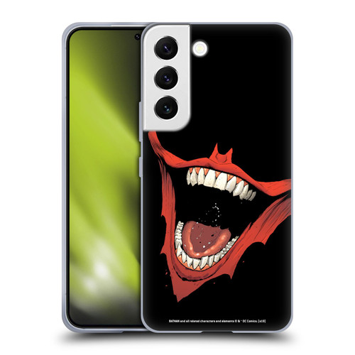 The Joker DC Comics Character Art Laugh Bat Logo Soft Gel Case for Samsung Galaxy S22 5G