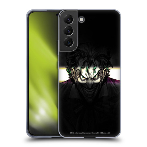 The Joker DC Comics Character Art Arkham Asylum Soft Gel Case for Samsung Galaxy S22+ 5G