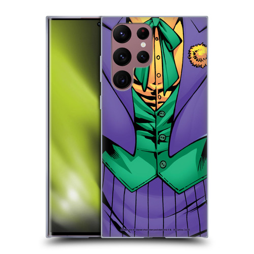 The Joker DC Comics Character Art New 52 Costume Soft Gel Case for Samsung Galaxy S22 Ultra 5G