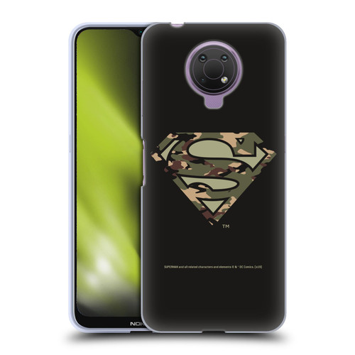 Superman DC Comics Logos Camouflage Soft Gel Case for Nokia G10