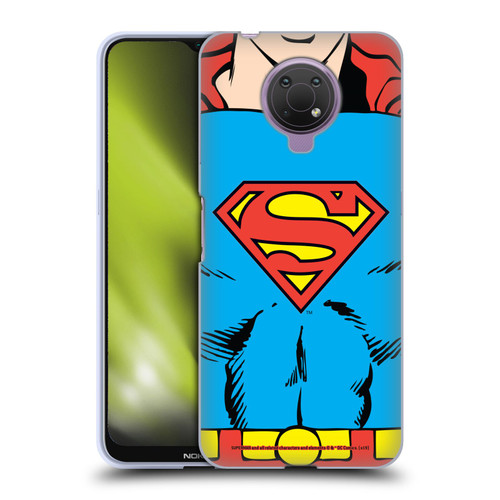 Superman DC Comics Logos Classic Costume Soft Gel Case for Nokia G10