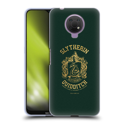 Harry Potter Deathly Hallows X Slytherin Quidditch Soft Gel Case for Nokia G10