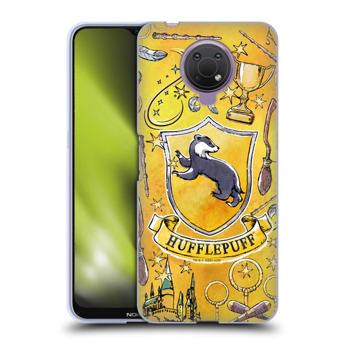 Harry Potter Deathly Hallows XIII Hufflepuff Pattern Soft Gel Case for Nokia G10
