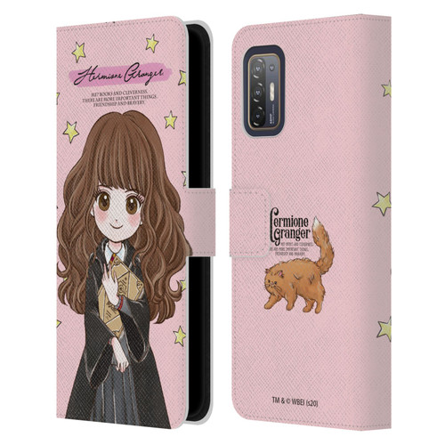 Harry Potter Deathly Hallows XXXVII Hermione Granger Leather Book Wallet Case Cover For HTC Desire 21 Pro 5G