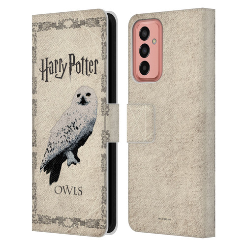 Harry Potter Prisoner Of Azkaban III Hedwig Owl Leather Book Wallet Case Cover For Samsung Galaxy M13 (2022)