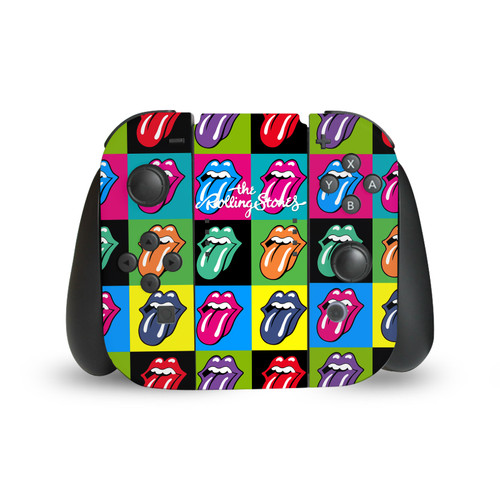 The Rolling Stones Art Pop-Art Tongue Logo Vinyl Sticker Skin Decal Cover for Nintendo Switch Joy Controller