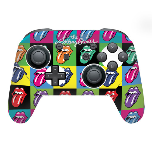 The Rolling Stones Art Pop-Art Tongue Logo Vinyl Sticker Skin Decal Cover for Nintendo Switch Pro Controller