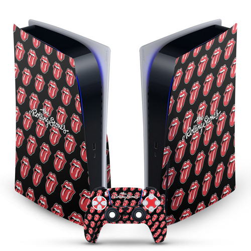 The Rolling Stones Art Licks Tongue Logo Vinyl Sticker Skin Decal Cover for Sony PS5 Disc Edition Bundle
