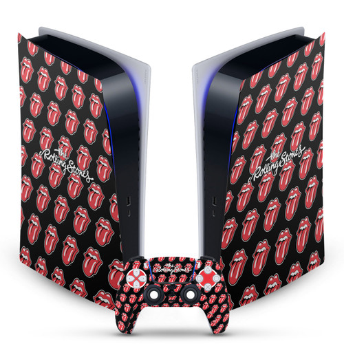 The Rolling Stones Art Licks Tongue Logo Vinyl Sticker Skin Decal Cover for Sony PS5 Digital Edition Bundle