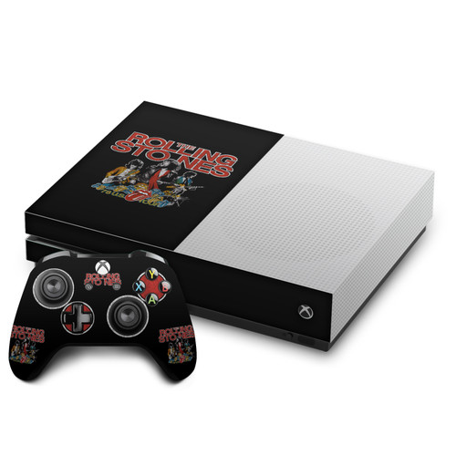 The Rolling Stones Art Band Vinyl Sticker Skin Decal Cover for Microsoft One S Console & Controller