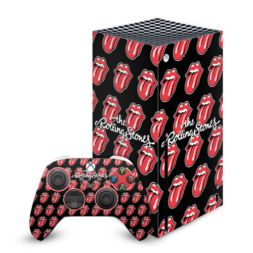 The Rolling Stones Art Licks Tongue Logo Vinyl Sticker Skin Decal Cover for Microsoft Series X Console & Controller