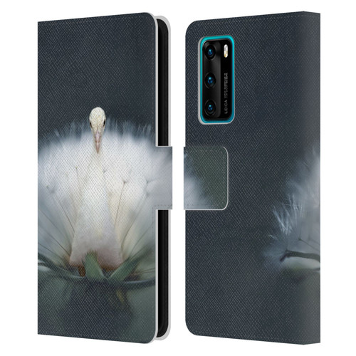 Pixelmated Animals Surreal Pets Peacock Wish Leather Book Wallet Case Cover For Huawei P40 5G