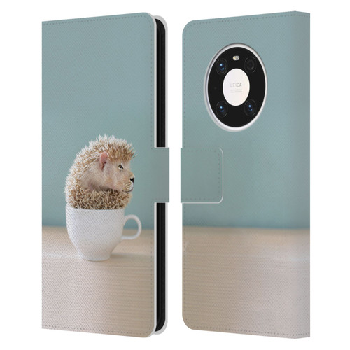 Pixelmated Animals Surreal Pets Lionhog Leather Book Wallet Case Cover For Huawei Mate 40 Pro 5G