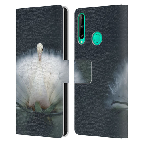 Pixelmated Animals Surreal Pets Peacock Wish Leather Book Wallet Case Cover For Huawei P40 lite E