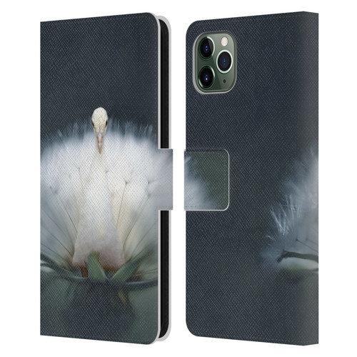 Pixelmated Animals Surreal Pets Peacock Wish Leather Book Wallet Case Cover For Apple iPhone 11 Pro Max