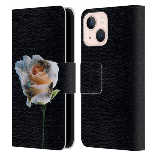 Pixelmated Animals Surreal Pets Betaflower Leather Book Wallet Case Cover For Apple iPhone 13 Mini
