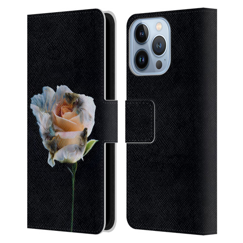 Pixelmated Animals Surreal Pets Betaflower Leather Book Wallet Case Cover For Apple iPhone 13 Pro