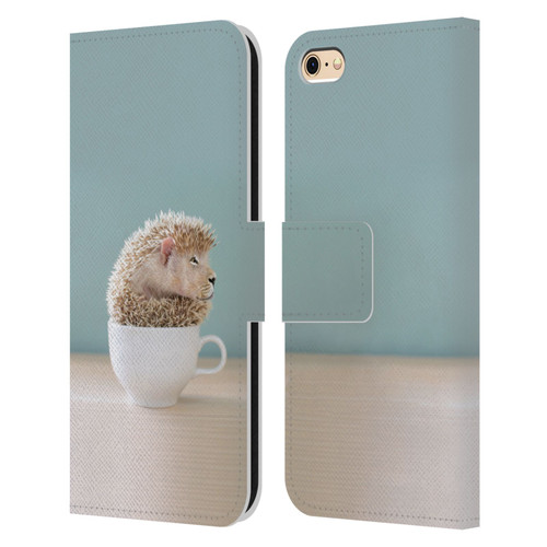 Pixelmated Animals Surreal Pets Lionhog Leather Book Wallet Case Cover For Apple iPhone 6 / iPhone 6s
