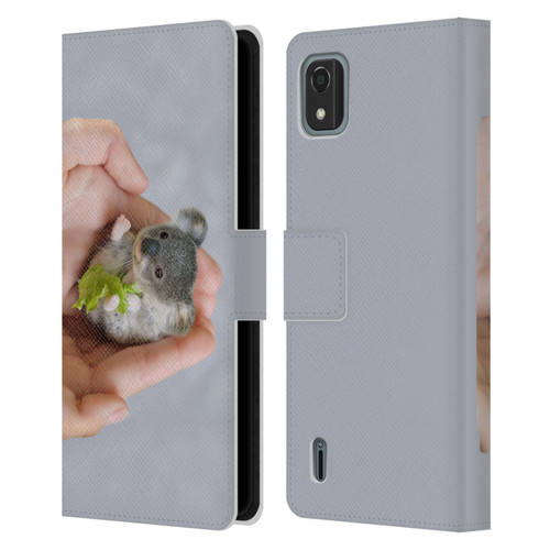 Pixelmated Animals Surreal Pets Baby Koala Leather Book Wallet Case Cover For Nokia C2 2nd Edition