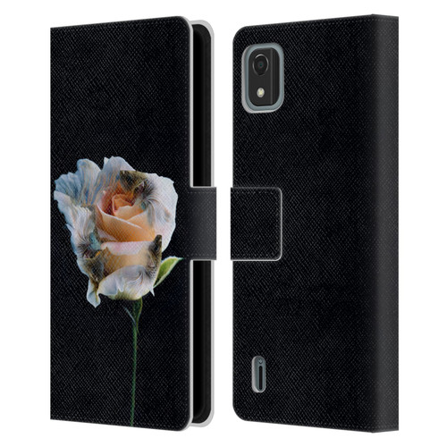 Pixelmated Animals Surreal Pets Betaflower Leather Book Wallet Case Cover For Nokia C2 2nd Edition