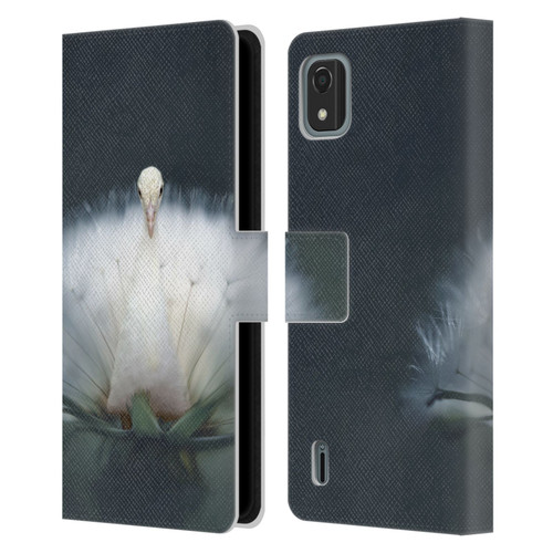 Pixelmated Animals Surreal Pets Peacock Wish Leather Book Wallet Case Cover For Nokia C2 2nd Edition