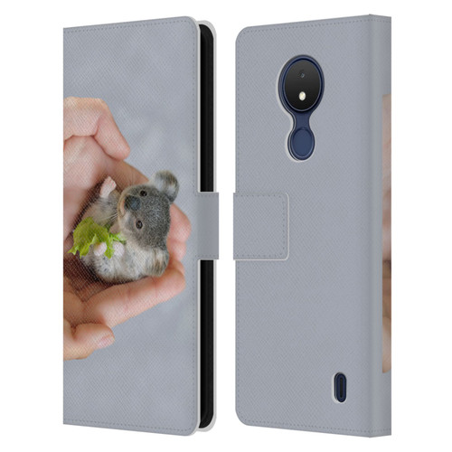 Pixelmated Animals Surreal Pets Baby Koala Leather Book Wallet Case Cover For Nokia C21