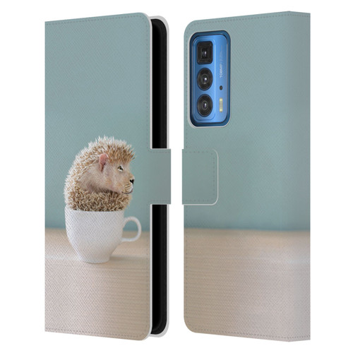 Pixelmated Animals Surreal Pets Lionhog Leather Book Wallet Case Cover For Motorola Edge 20 Pro