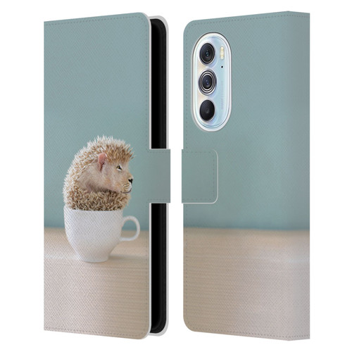 Pixelmated Animals Surreal Pets Lionhog Leather Book Wallet Case Cover For Motorola Edge X30