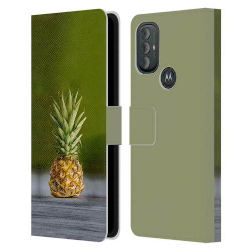 Pixelmated Animals Surreal Pets Pineapple Turtle Leather Book Wallet Case Cover For Motorola Moto G10 / Moto G20 / Moto G30