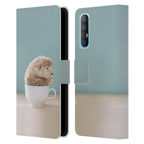 Pixelmated Animals Surreal Pets Lionhog Leather Book Wallet Case Cover For OPPO Find X2 Neo 5G