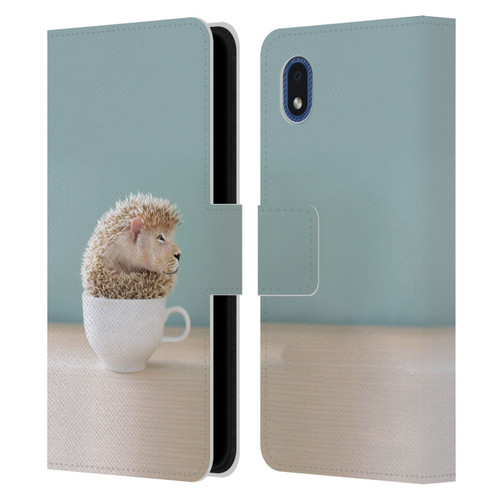 Pixelmated Animals Surreal Pets Lionhog Leather Book Wallet Case Cover For Samsung Galaxy A01 Core (2020)