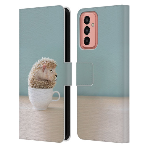Pixelmated Animals Surreal Pets Lionhog Leather Book Wallet Case Cover For Samsung Galaxy M13 (2022)