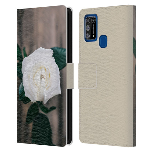 Pixelmated Animals Surreal Pets Peacock Rose Leather Book Wallet Case Cover For Samsung Galaxy M31 (2020)
