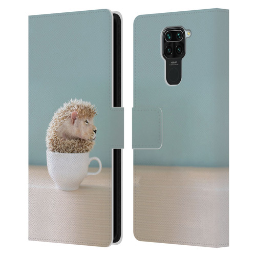 Pixelmated Animals Surreal Pets Lionhog Leather Book Wallet Case Cover For Xiaomi Redmi Note 9 / Redmi 10X 4G