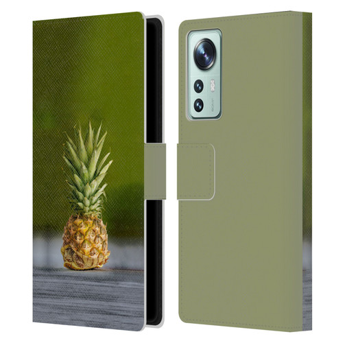 Pixelmated Animals Surreal Pets Pineapple Turtle Leather Book Wallet Case Cover For Xiaomi 12