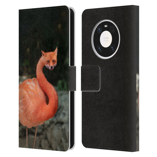Pixelmated Animals Surreal Wildlife Foxmingo Leather Book Wallet Case Cover For Huawei Mate 40 Pro 5G
