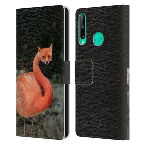 Pixelmated Animals Surreal Wildlife Foxmingo Leather Book Wallet Case Cover For Huawei P40 lite E