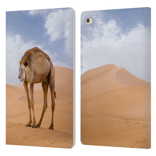 Pixelmated Animals Surreal Wildlife Camel Lion Leather Book Wallet Case Cover For Apple iPad mini 4