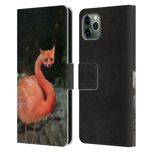 Pixelmated Animals Surreal Wildlife Foxmingo Leather Book Wallet Case Cover For Apple iPhone 11 Pro Max