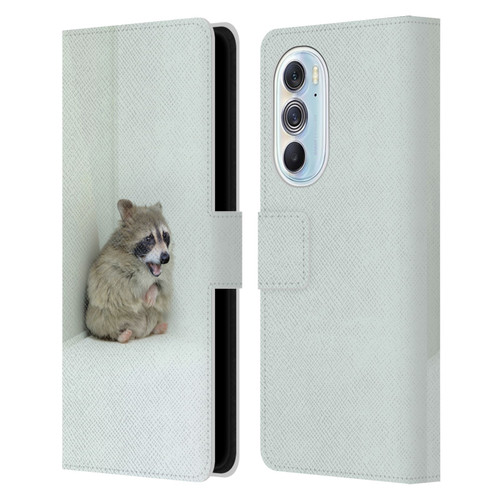 Pixelmated Animals Surreal Wildlife Hamster Raccoon Leather Book Wallet Case Cover For Motorola Edge X30