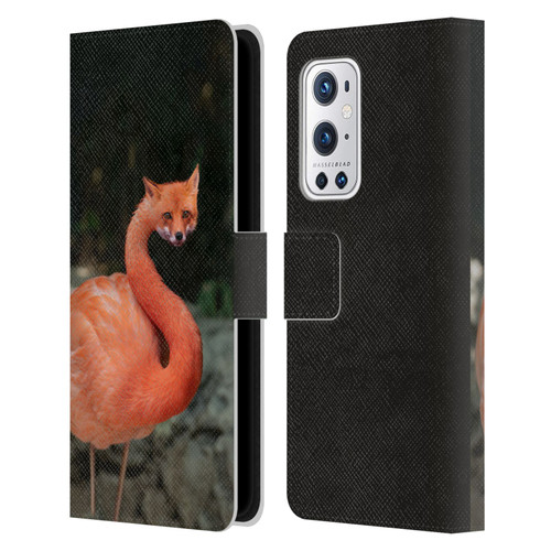 Pixelmated Animals Surreal Wildlife Foxmingo Leather Book Wallet Case Cover For OnePlus 9 Pro