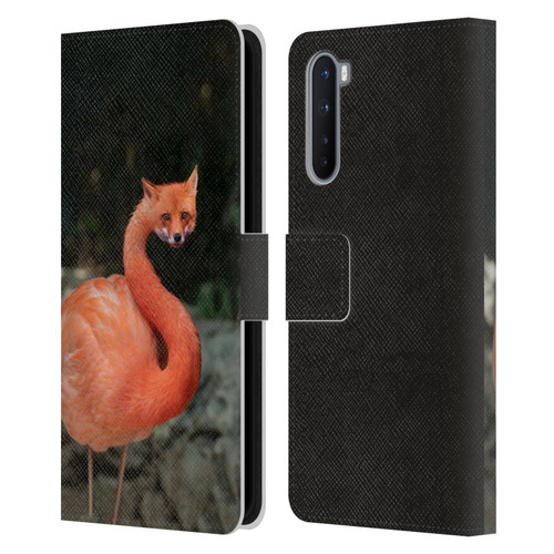 Pixelmated Animals Surreal Wildlife Foxmingo Leather Book Wallet Case Cover For OnePlus Nord 5G