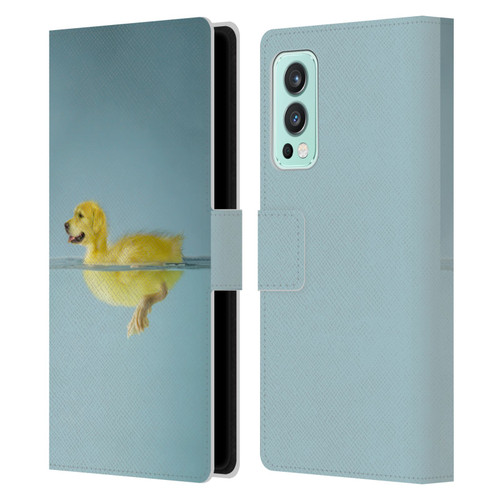 Pixelmated Animals Surreal Wildlife Dog Duck Leather Book Wallet Case Cover For OnePlus Nord 2 5G