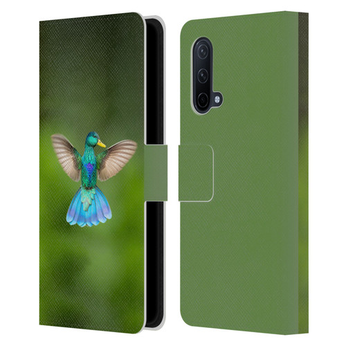 Pixelmated Animals Surreal Wildlife Quaking Bird Leather Book Wallet Case Cover For OnePlus Nord CE 5G