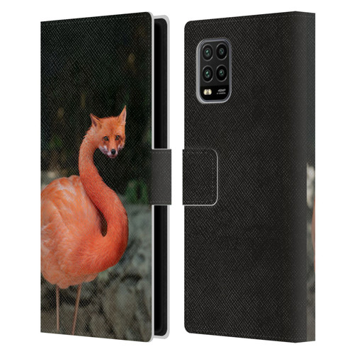 Pixelmated Animals Surreal Wildlife Foxmingo Leather Book Wallet Case Cover For Xiaomi Mi 10 Lite 5G